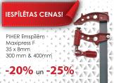 PIHER Maxipress F par īpašām cenām